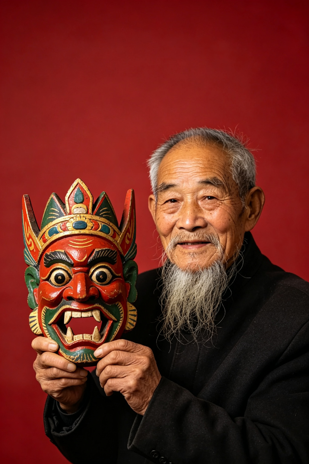 傩面背后